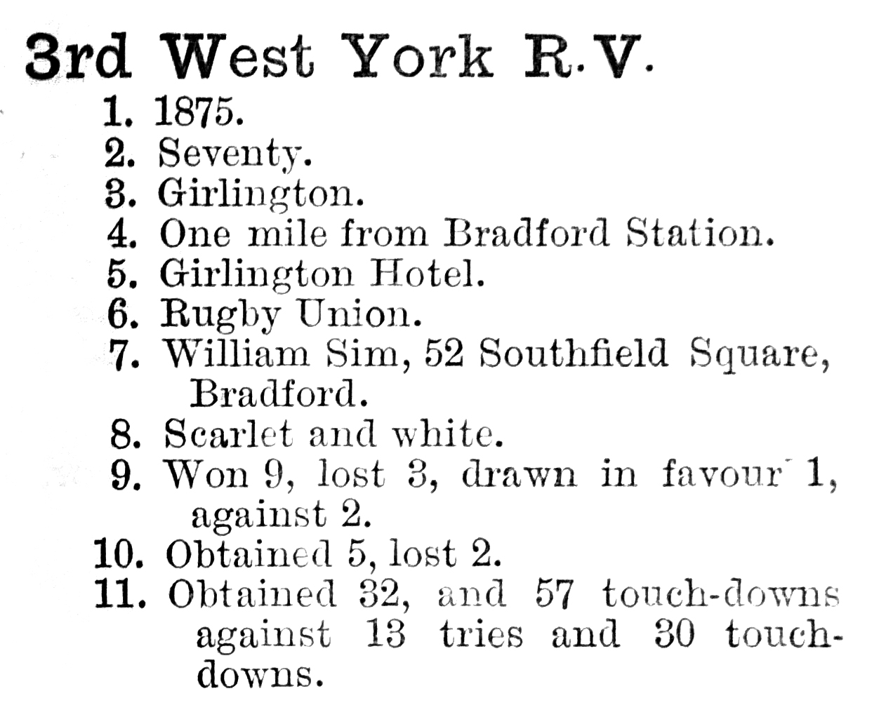 1876 Football Annual Bfd Zingari